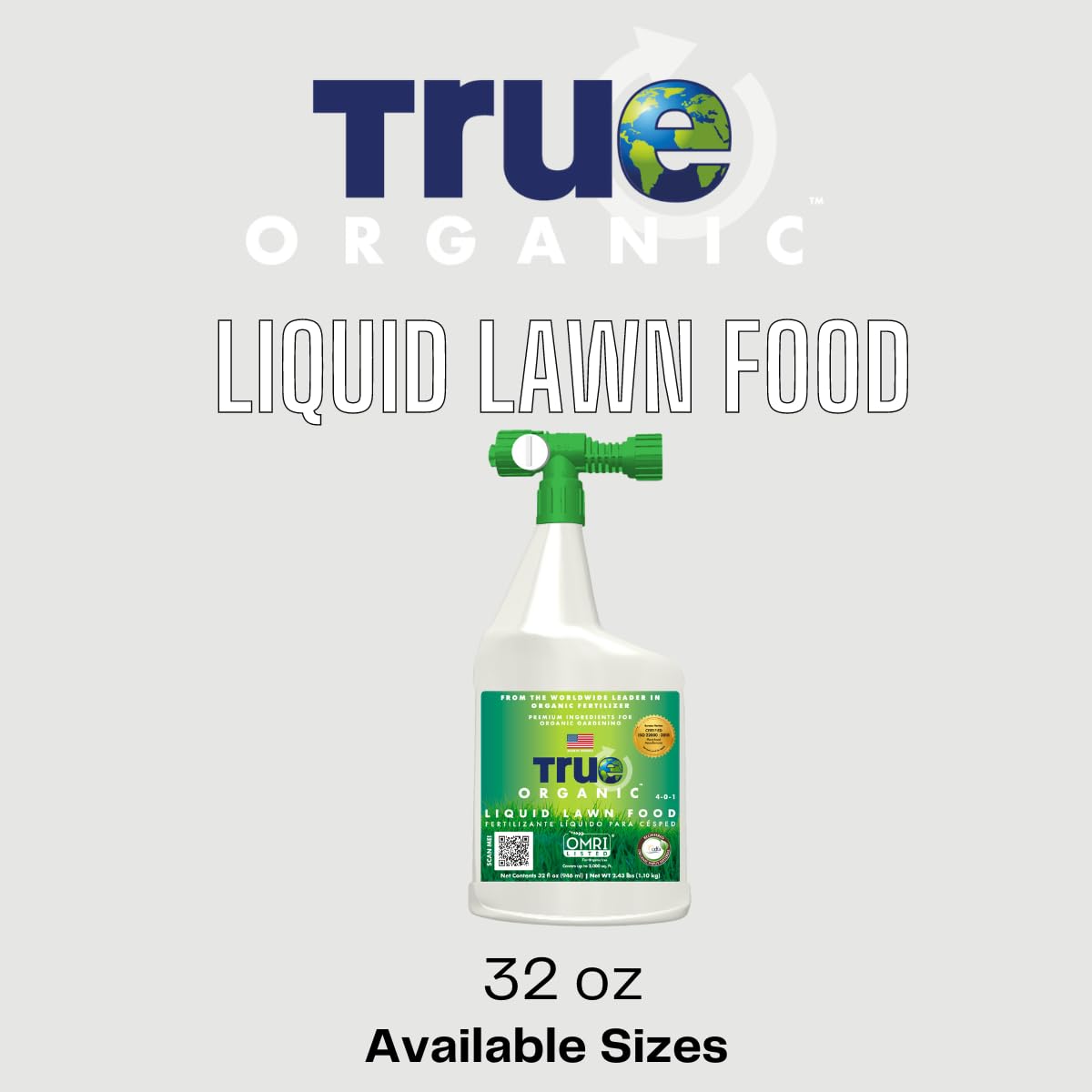 Organic Liquid Lawn Fertilizer with 1% Iron 32 fl. oz. X2515