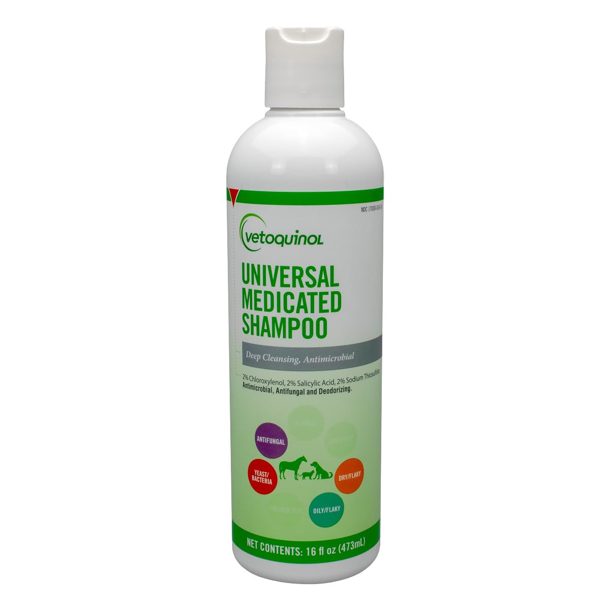 Medicated Sulfur Shampoo for Pets, 16 oz J573478