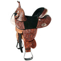 Western Horse Treeless Trail Barrel Saddle Leather O991792