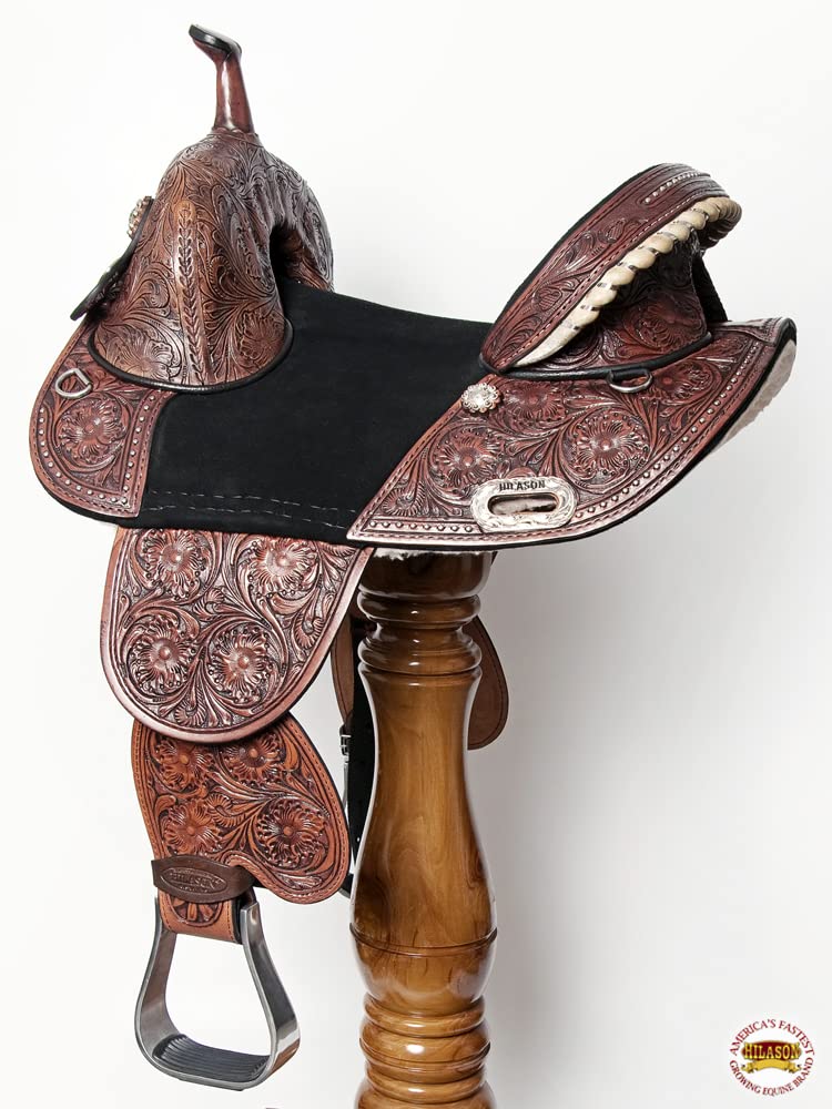 Western Horse Treeless Trail Barrel Saddle Leather O991792