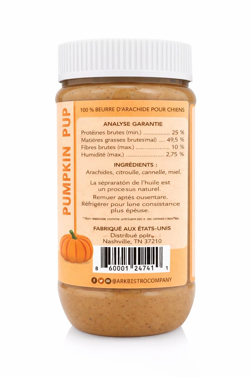 Natural Dog Peanut Butter 17oz D849