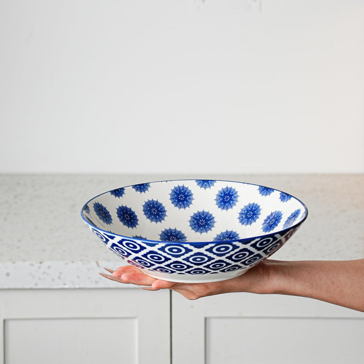 40 Oz Ceramic Pasta Bowls Set of 4 E4504