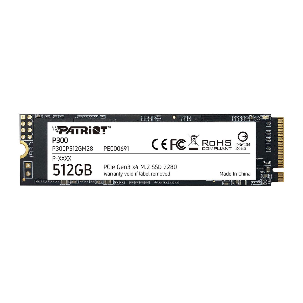 512GB M.2 PCIe Gen 3 x4 SSD X283664