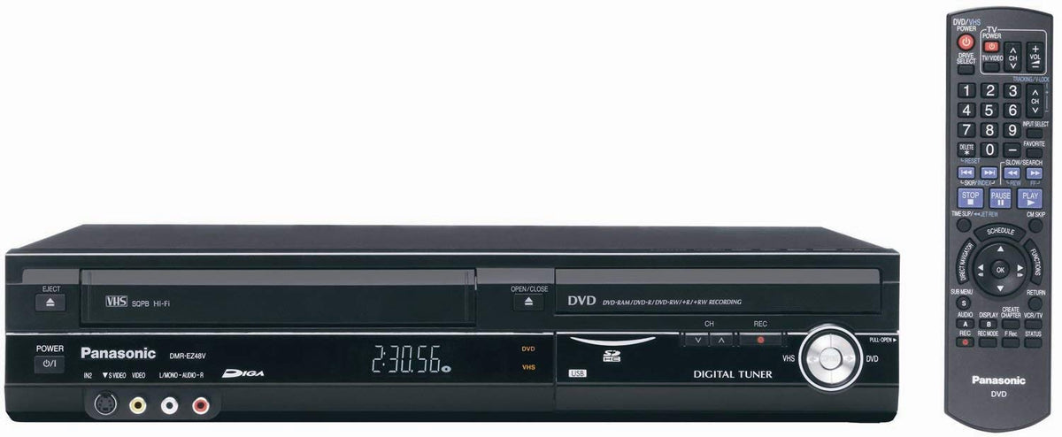 1080p Upconverting VHS DVD Recorder with Built In Tuner L360