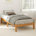 Twin Size 12 Inch Wood Platform Bed Frame T760