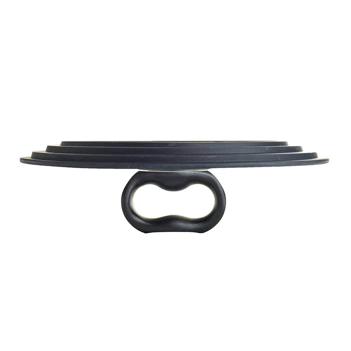 Universal Lid for Pots and Pans, Fits 6-Inch to 8-Inch Cookware, Tempered Glass Replacement Lid with Heat Resistant Silicone Edge, Dishwasher Safe, Made without BPA, Small, Black A192