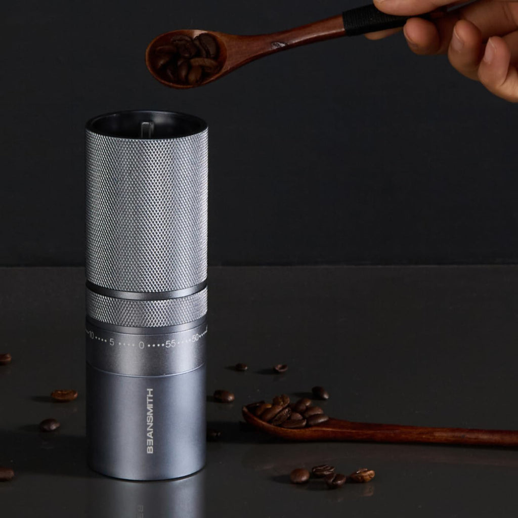 Manual Coffee Grinder 7 Star Stainless Steel Conical Burr 30g Capacity E100