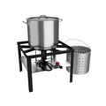 60 Qt. Aluminum Outdoor Seafood Boiler/Steamer Kit E28982