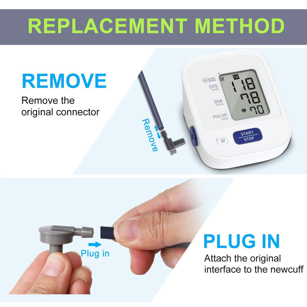 Extra Large Blood Pressure Cuff 22-52CM Adjustable D5543