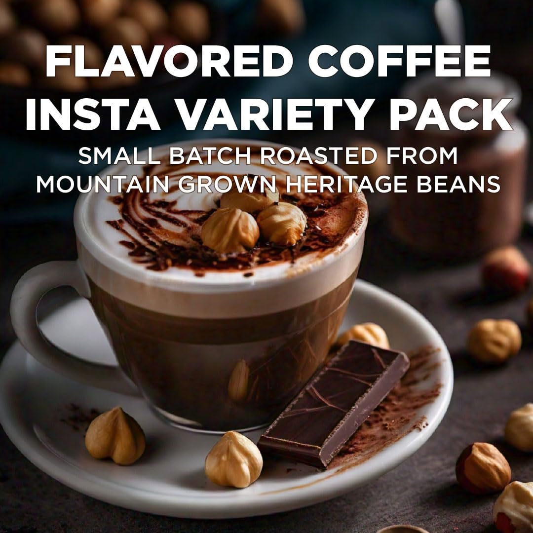 Flavored Instant Coffee Variety Pack, 24ct P580188