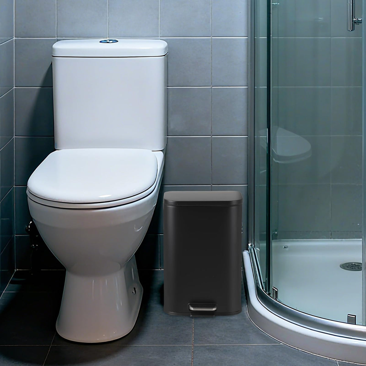 12L Stainless Steel Slim Trash Can N283511