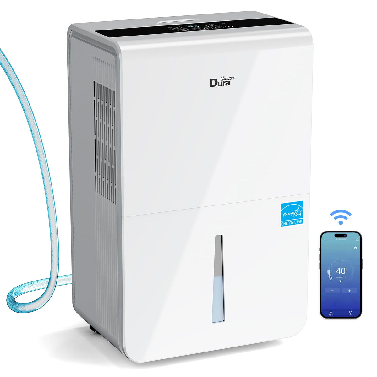 50 Pint Smart Dehumidifier with Pump X838