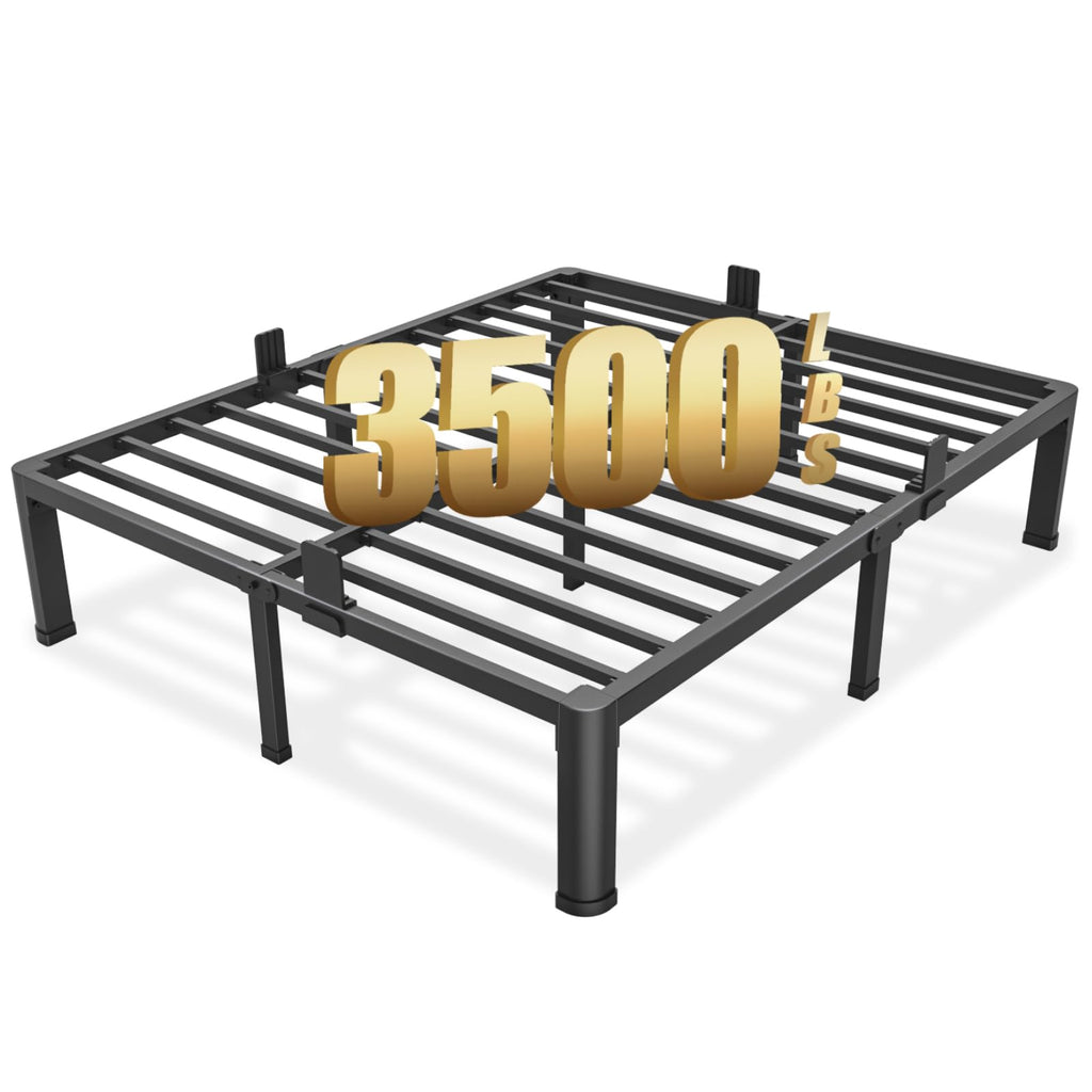 Queen Size 14 Inch Metal Platform Bed Frame F563582