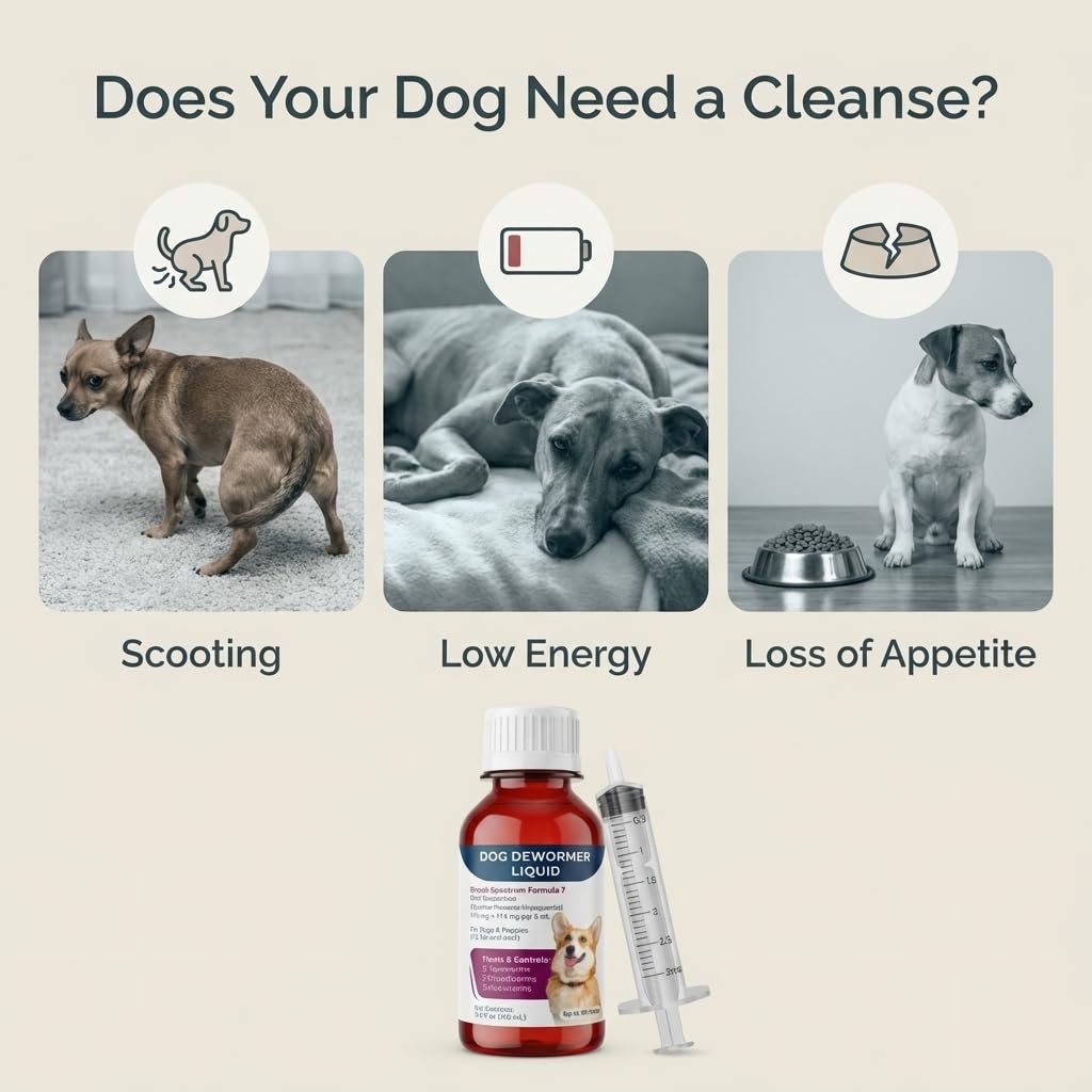 Liquid Dog Dewormer with Dosing Syringe 100ml X1964