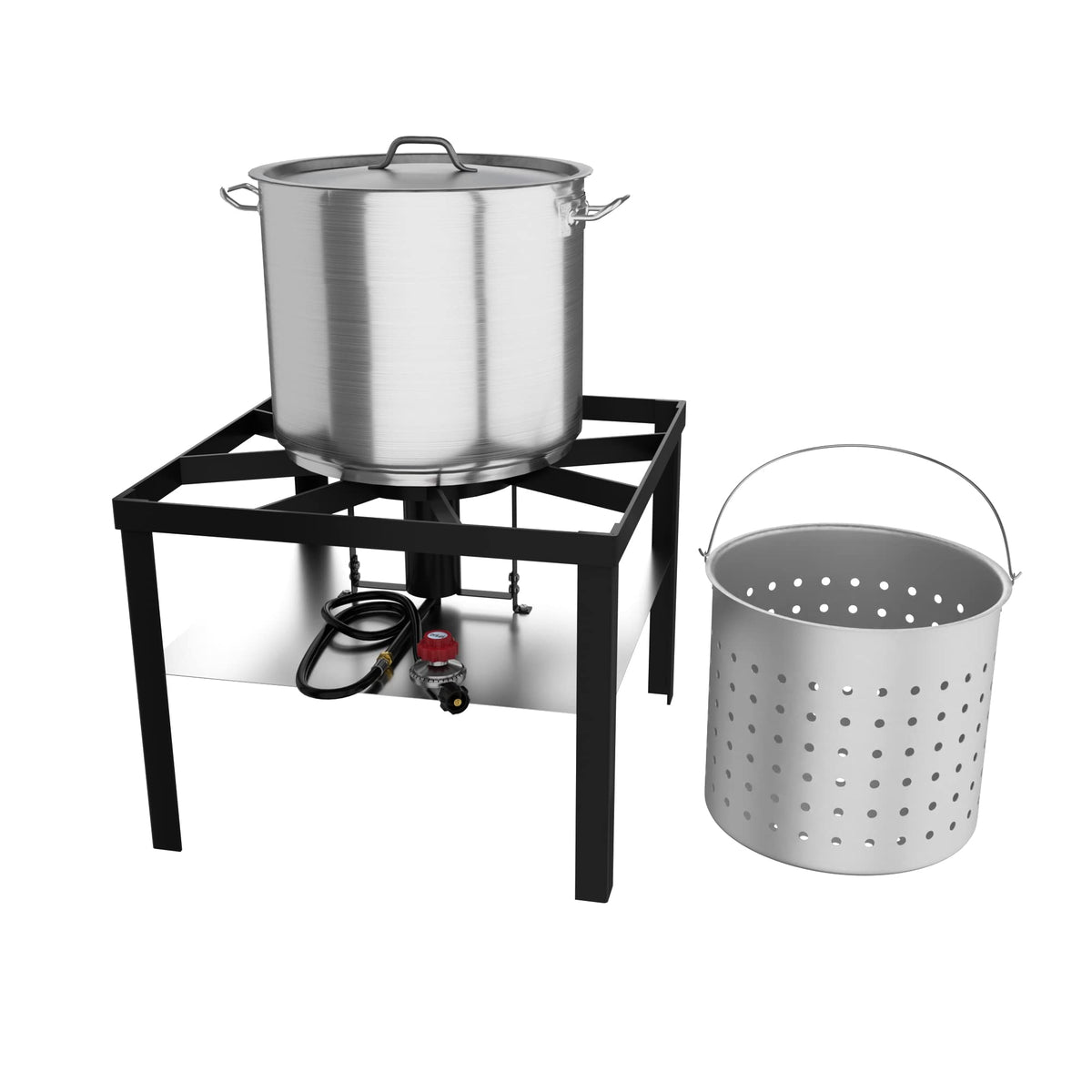 60 Qt. Aluminum Outdoor Seafood Boiler/Steamer Kit E28982