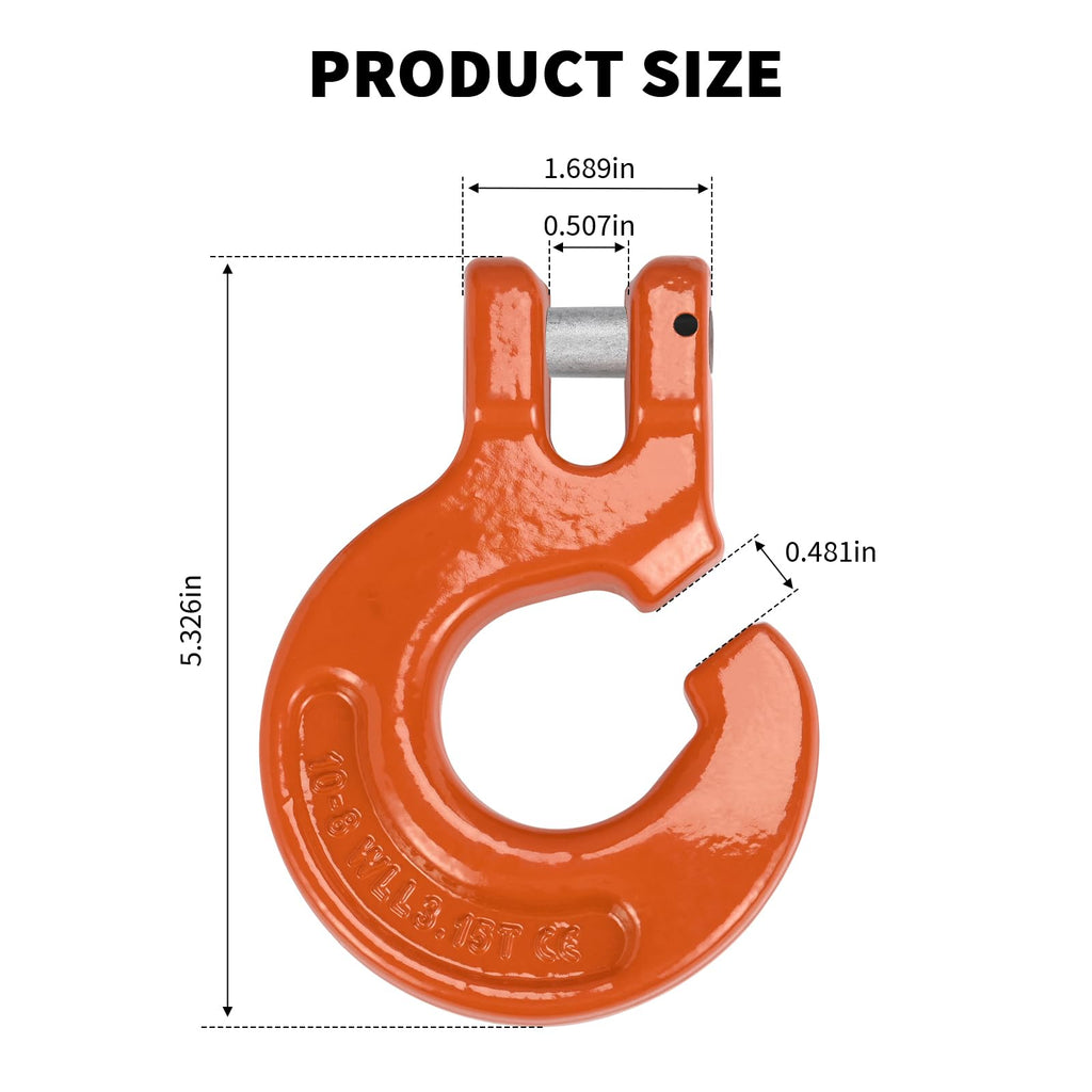 3/8" Logging Choke Chain Hooks, 3.15 Ton J85985