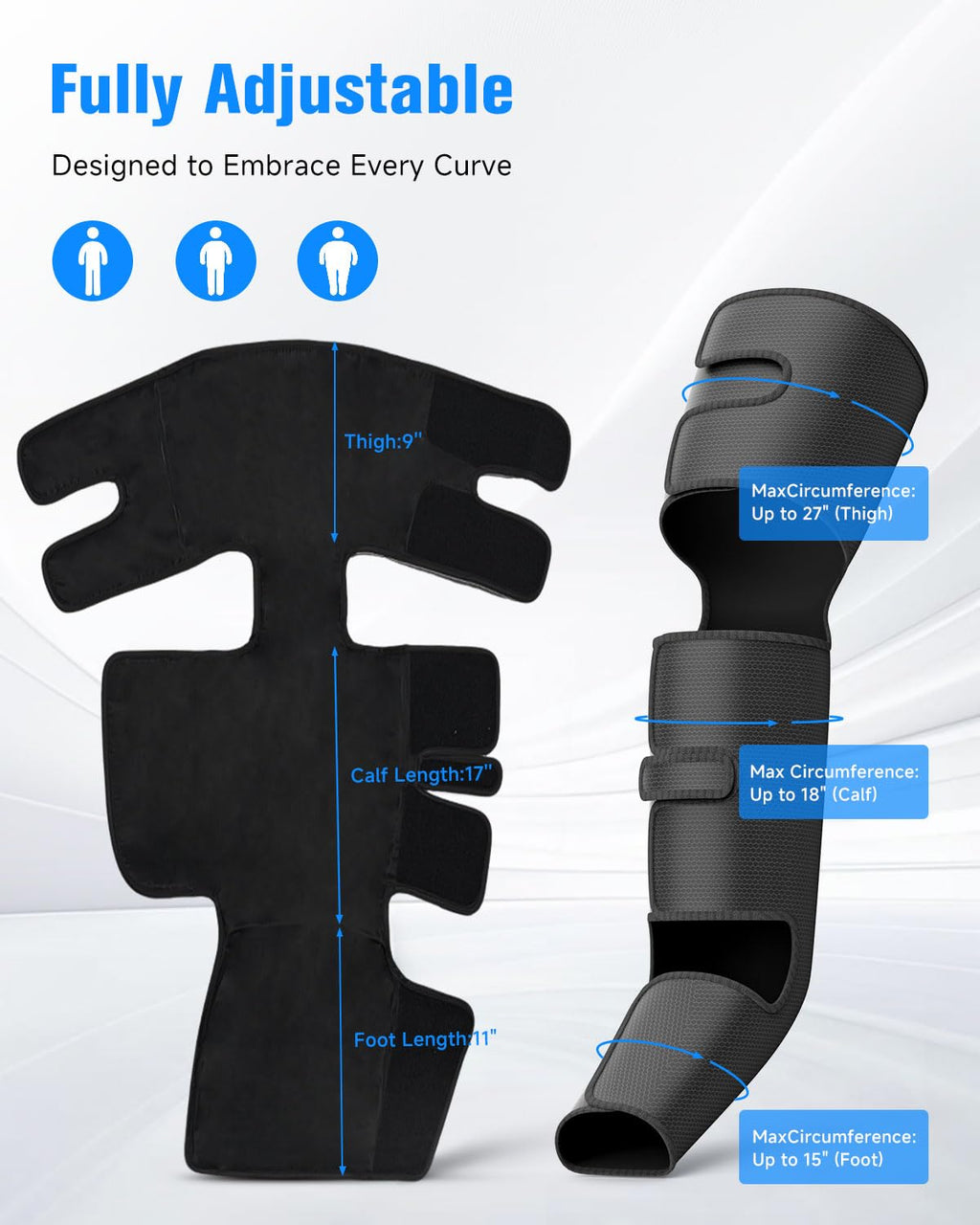 Black Leg Compression Boots D1153