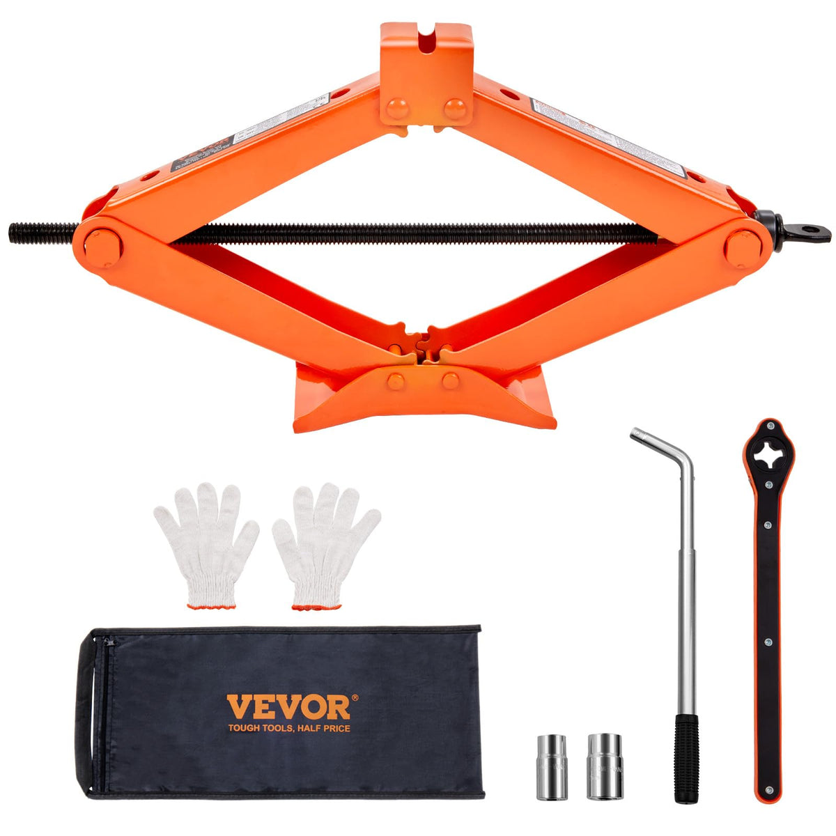 2.5 Ton Scissor Car Jack with Lifting Range E3083