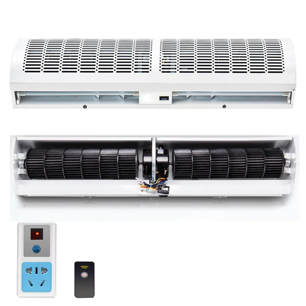 Over Door Air Curtain 60cm 2 Wind Speeds Remote Control J75942