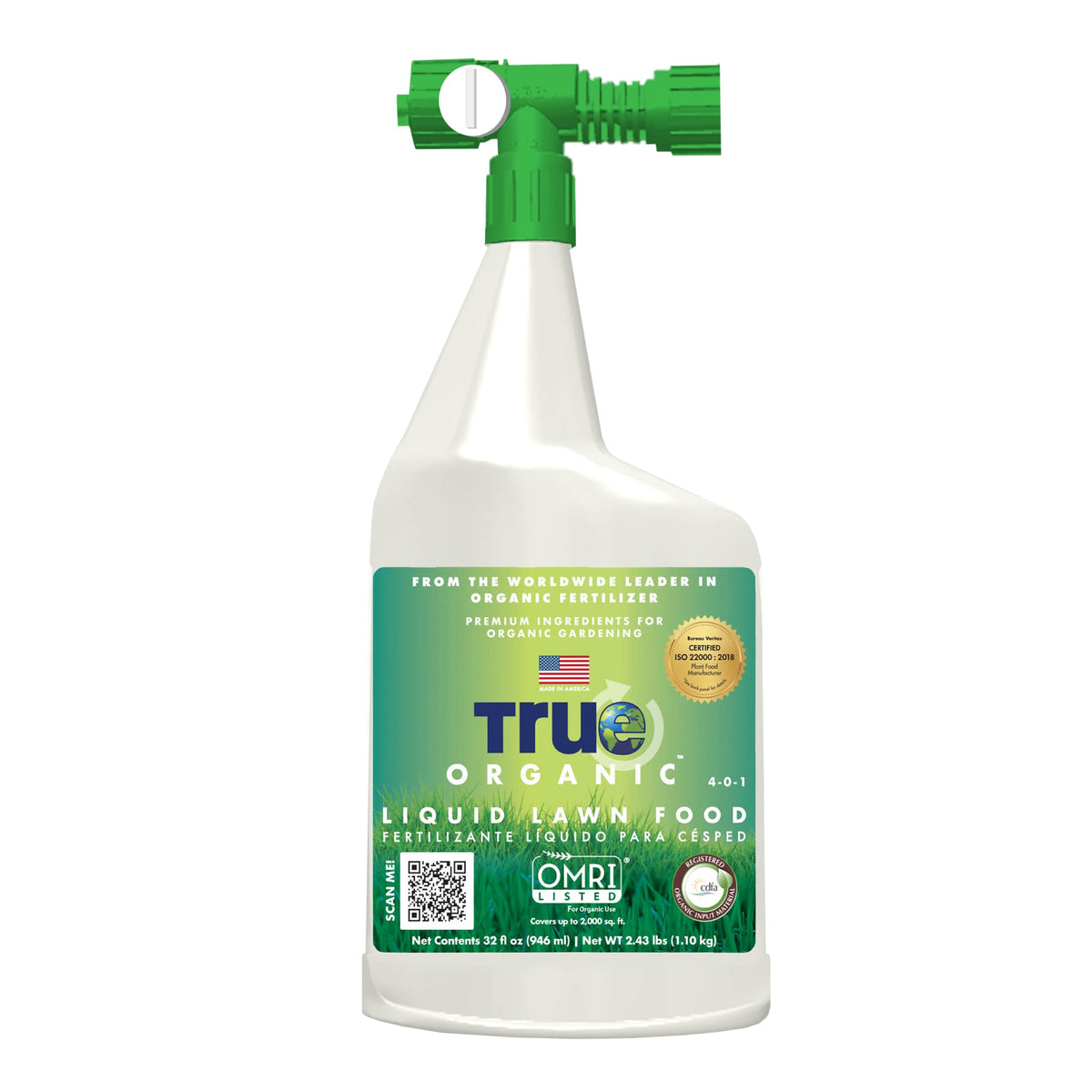 Organic Liquid Lawn Fertilizer with 1% Iron 32 fl. oz. X2515