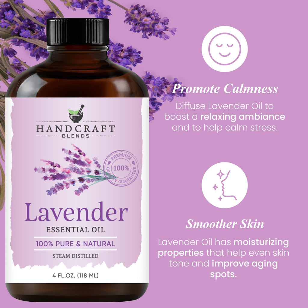 Lavender and Spearmint Essential Oils 2 x 4 Fl Oz E6208