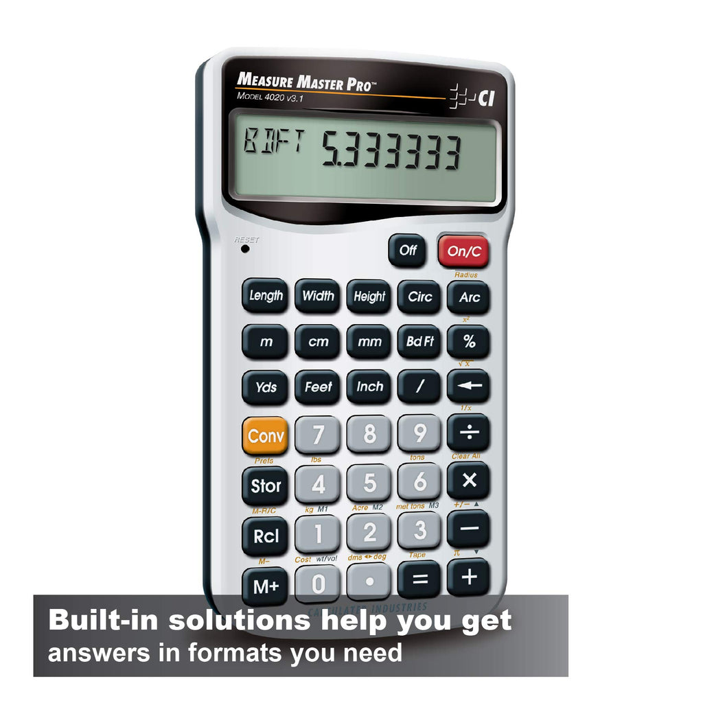 Construction Math Calculator S59217