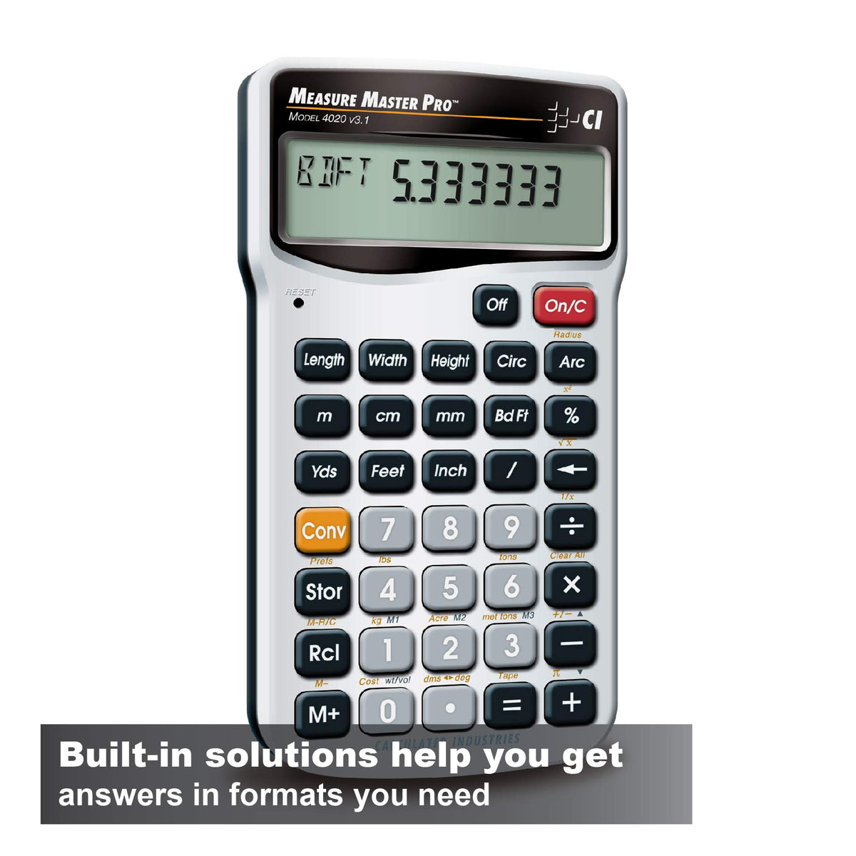 Construction Math Calculator S59217