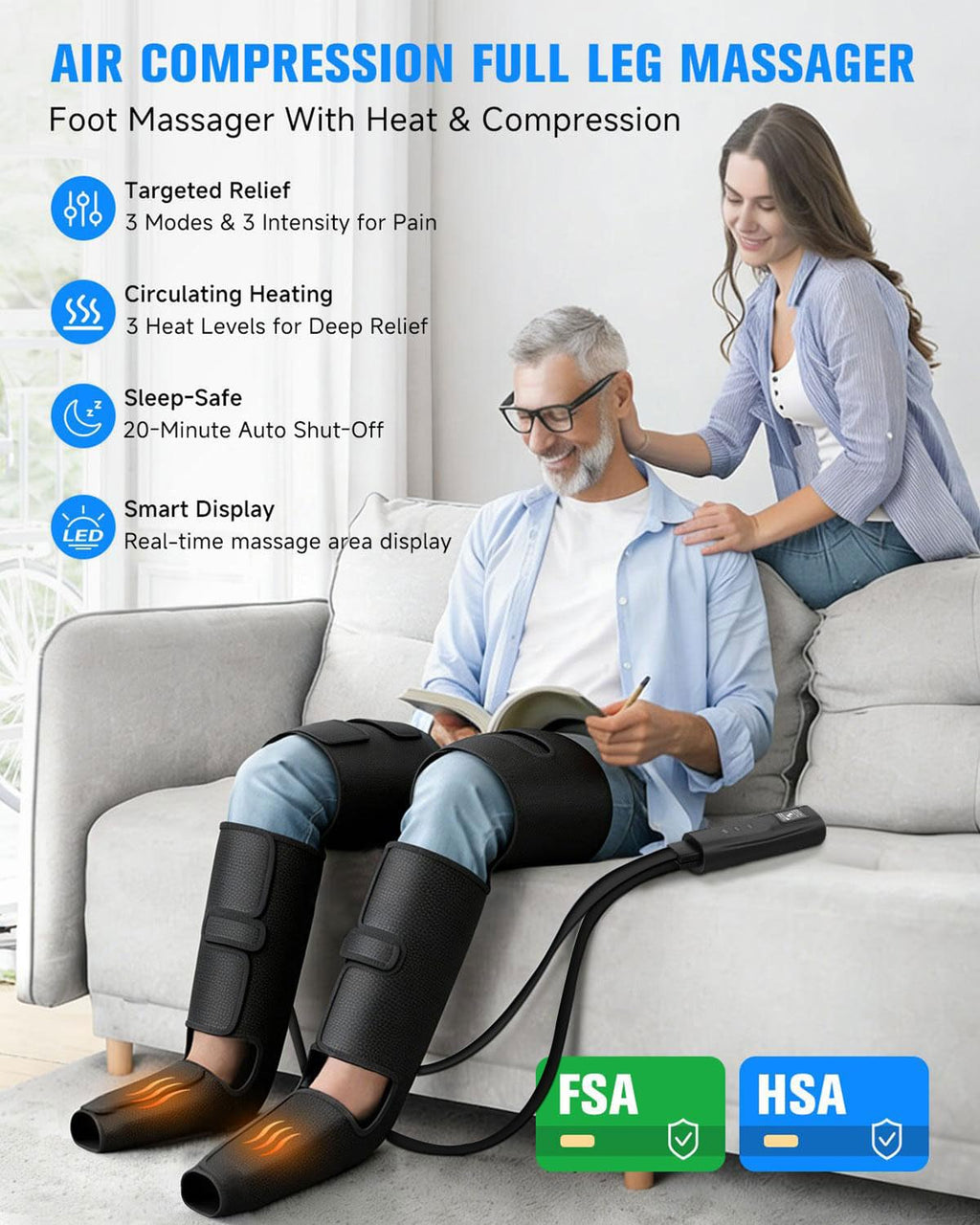 Black Leg Compression Boots D1153