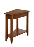 24" Cherry End Table with Storage Shelf Q66535