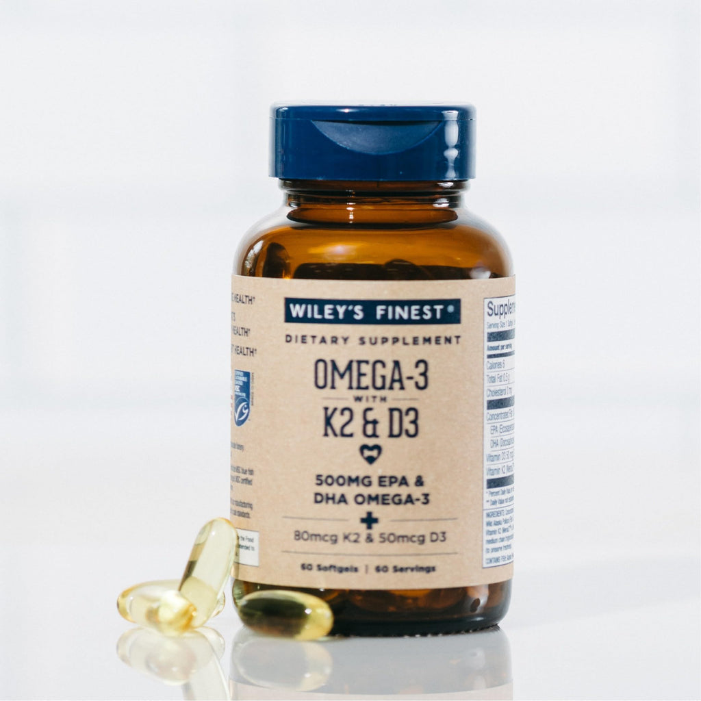 Omega-3 with Vitamin K2 and D3, 60 Count Q9564