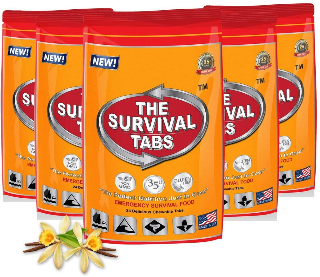 Survival Tabs 10-Day Vanilla Malt Fortified E1756