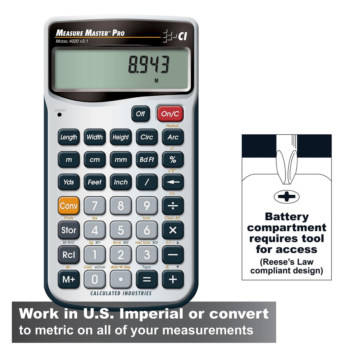 Construction Math Calculator S59217