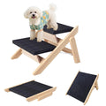 Wooden 2-in-1 Foldable Pet Stairs & Ramp G1303