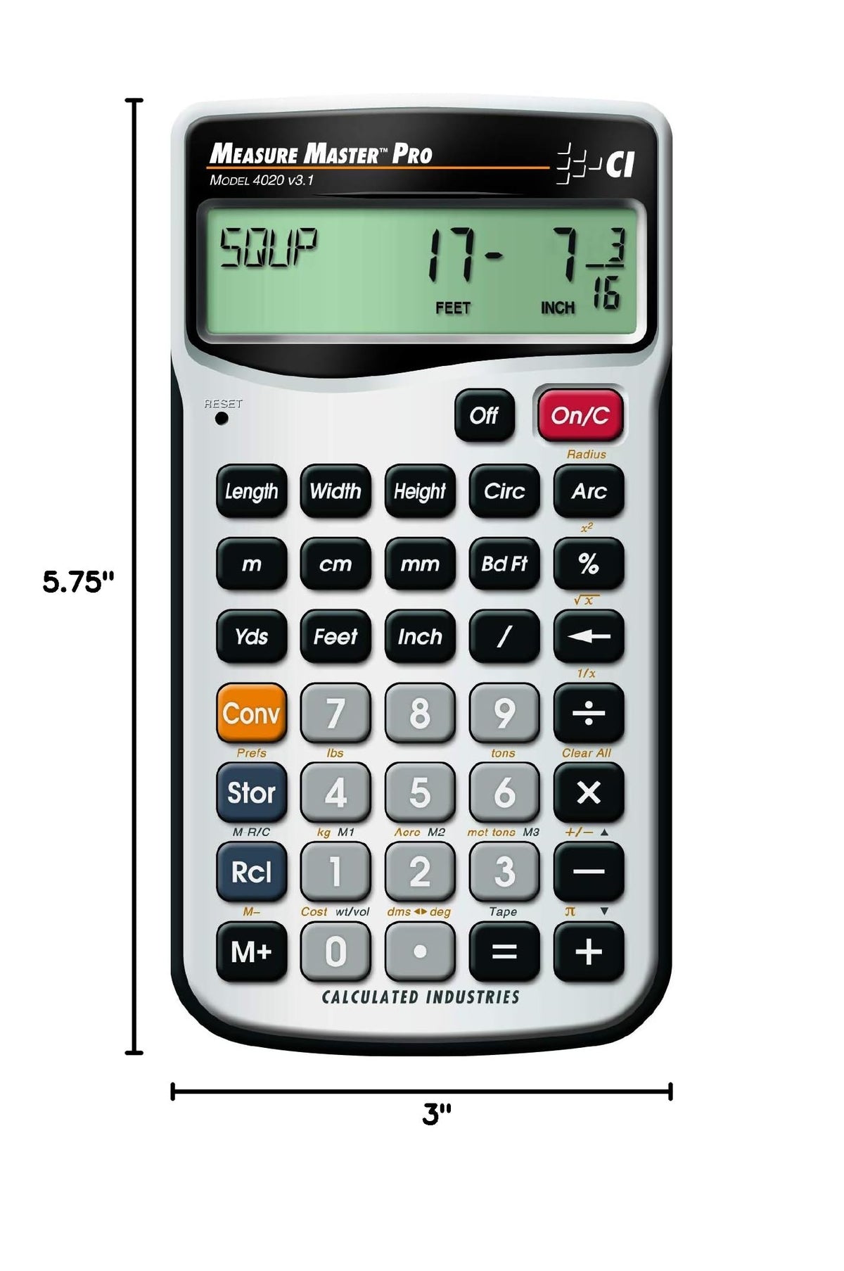 Construction Math Calculator S59217