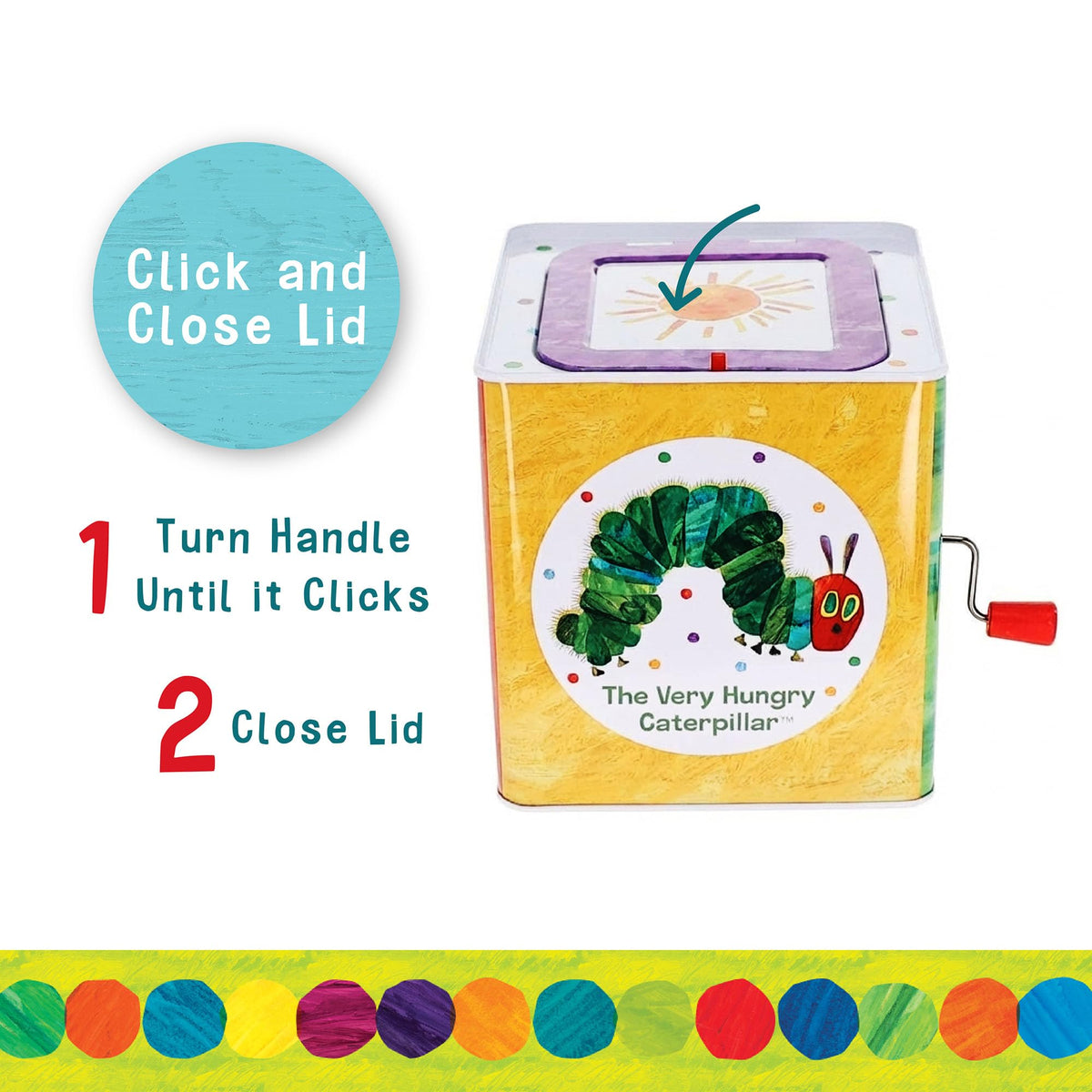 The Very Hungry Caterpillar Jack in the Box Toy X3926