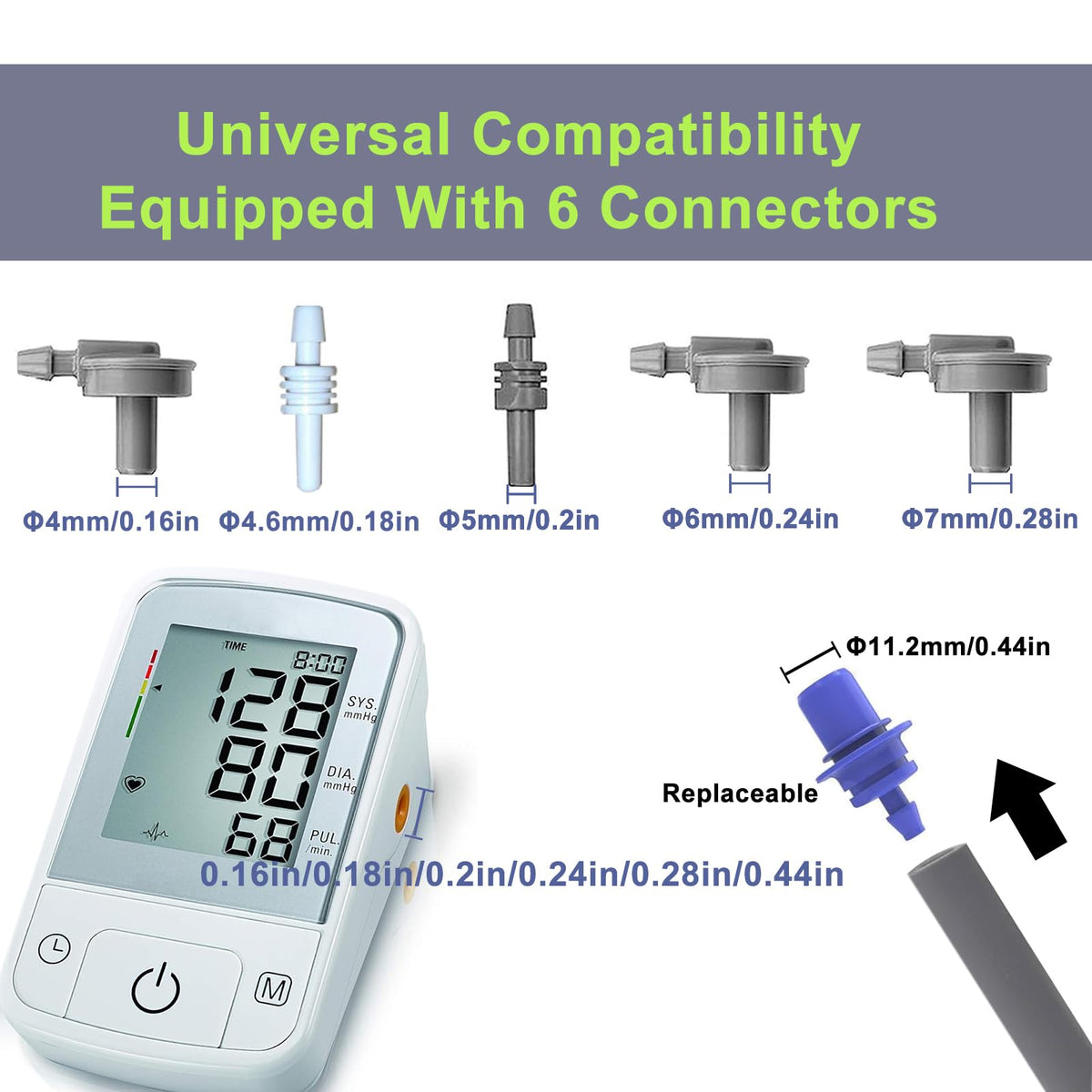 Extra Large Blood Pressure Cuff 22-52CM Adjustable D5543