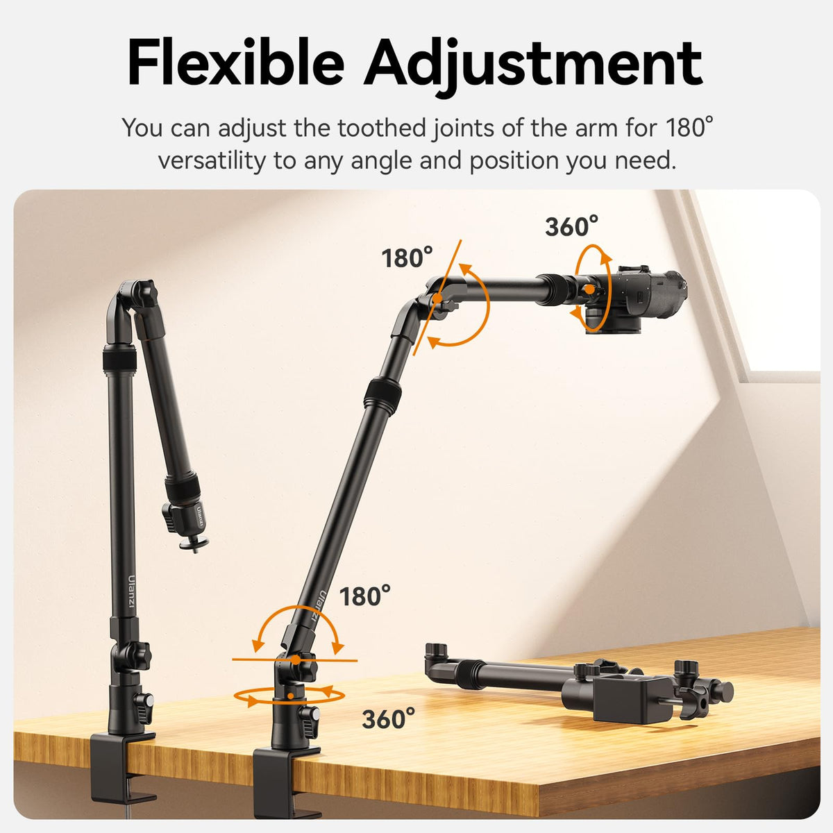 Camera Desk Mount Stand Articulating Arm J35331