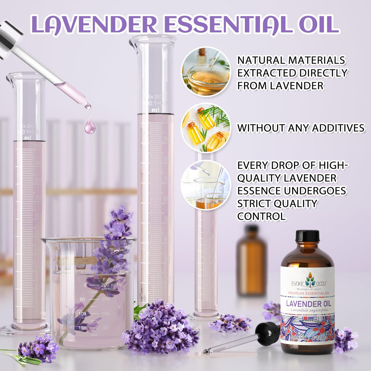 Basil and Lavender Essential Oil 4 Fl Oz S88476