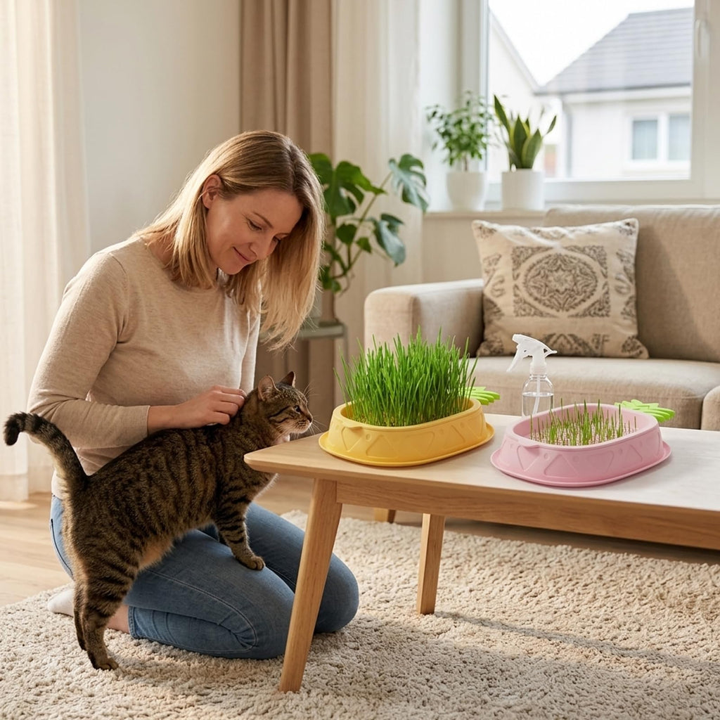 2 Pack Hydroponic Cat Grass Planter R4309