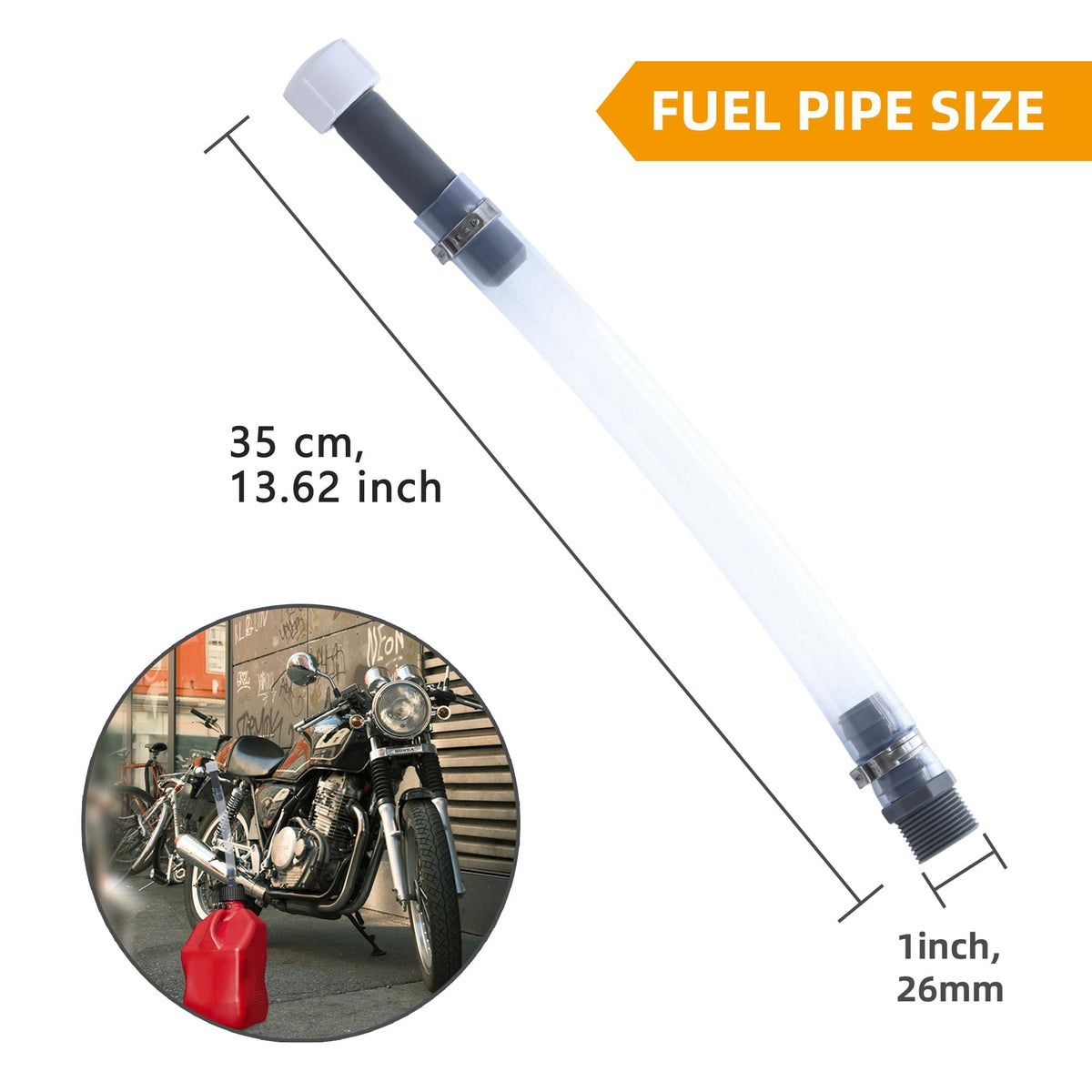 Racing Fuel Jug Replacement Hose S939
