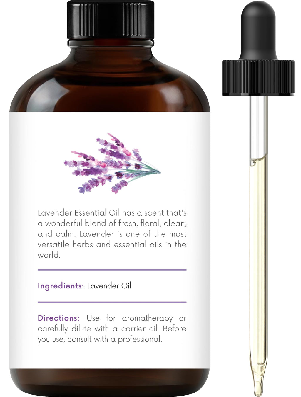 Lavender and Spearmint Essential Oils 2 x 4 Fl Oz E6208