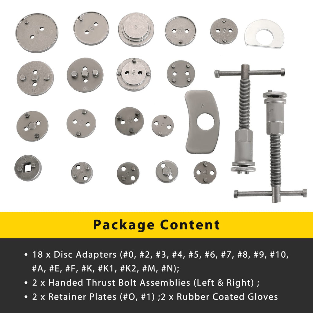 24PCS Disc Brake Caliper Tool Kit G78720