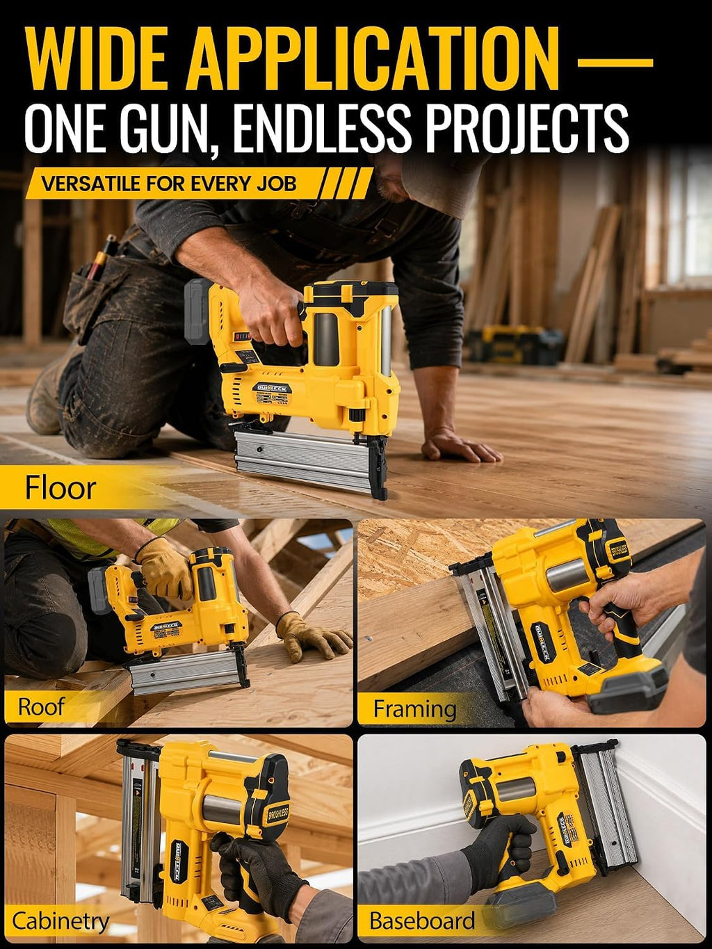 2-in-1 Brad Nailer Staple Gun K317528