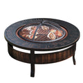 Wood-Burning Fire Pit Bowl with Spark Screen M256328