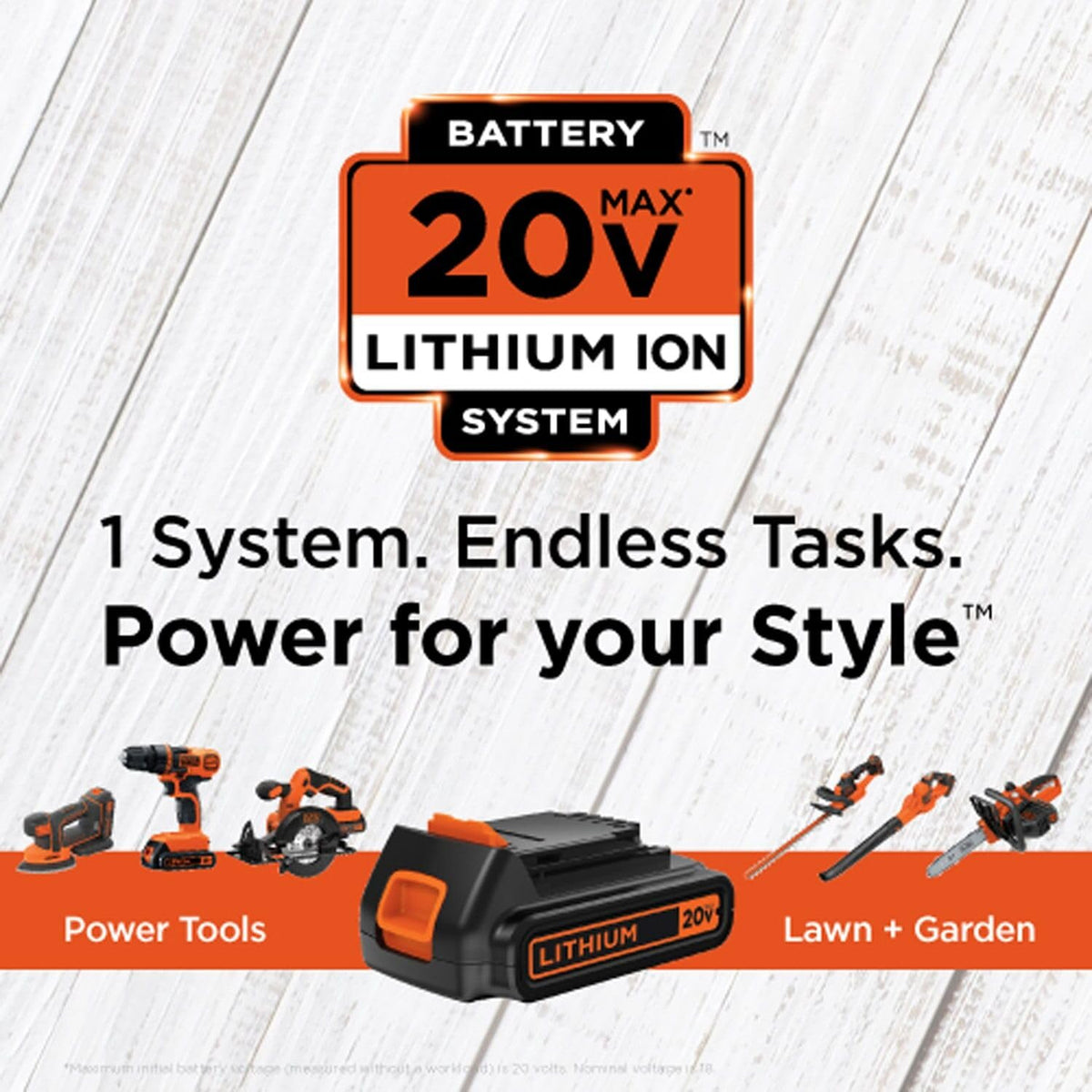 20V MAX 68-Piece Cordless Drill and Home Tool Kit with Storage Bag O70394