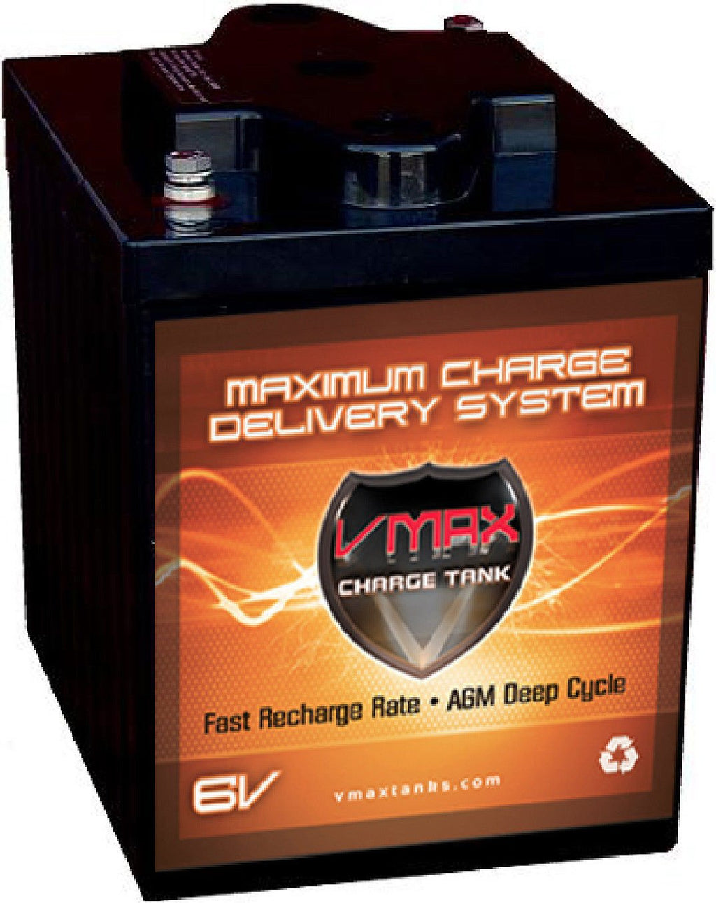 6V 225Ah GC2 AGM Deep Cycle Golf Cart Battery E20177