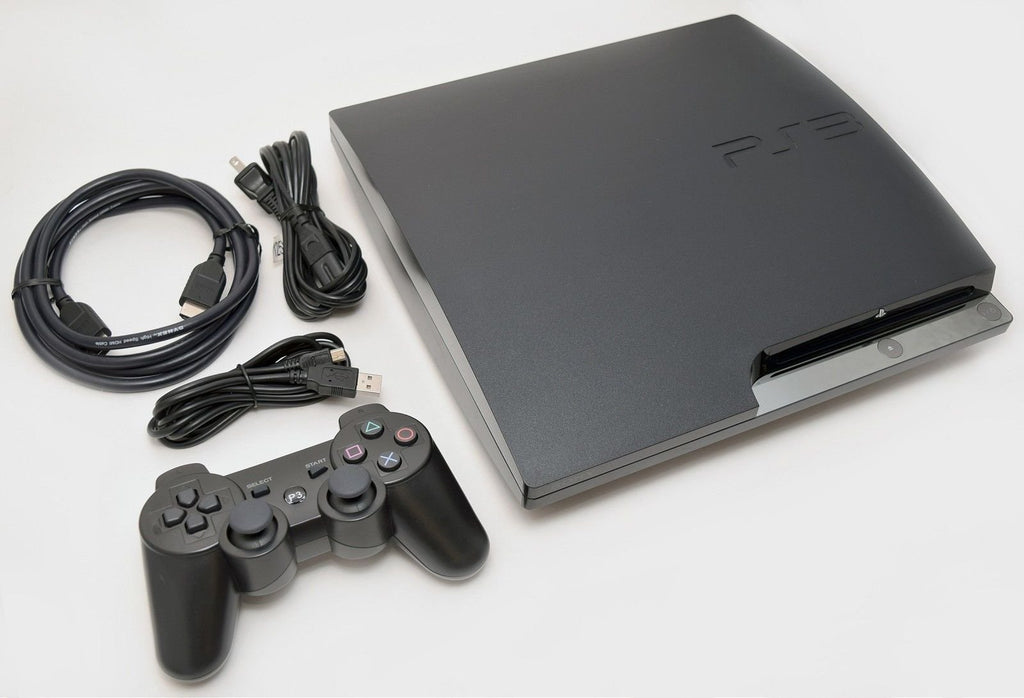 Playstation 3 Slim 320gb Game Console System Bundle with 3 Games W1512