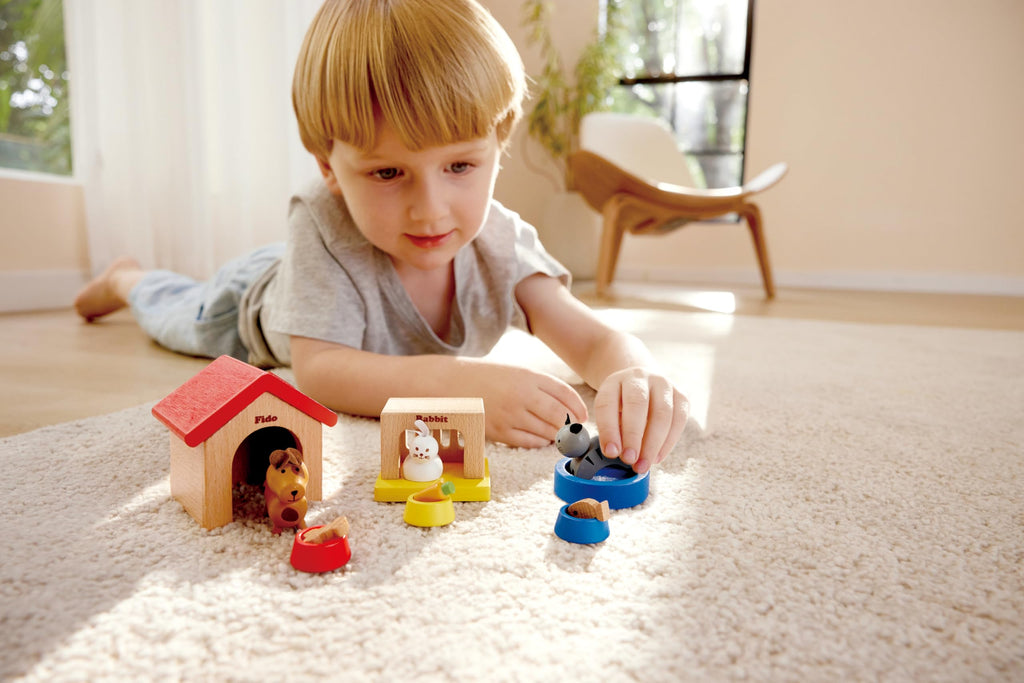 Wooden Dollhouse Animal Set G382582