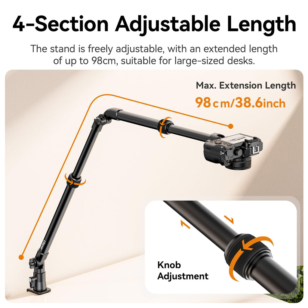 Camera Desk Mount Stand Articulating Arm J35331