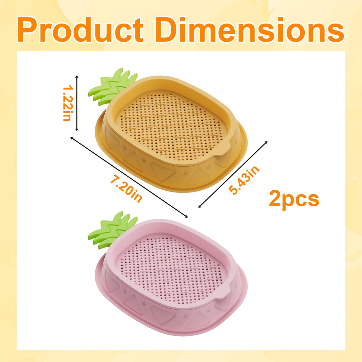 2 Pack Hydroponic Cat Grass Planter R4309